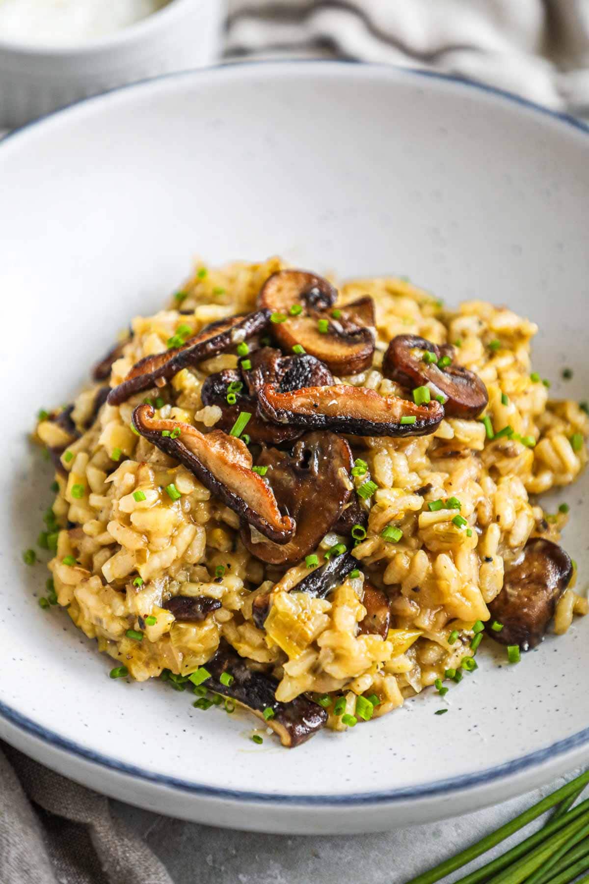 Mushroom risotto